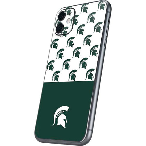 Michigan State University Spartans MSU Split iPhone 11 Skin