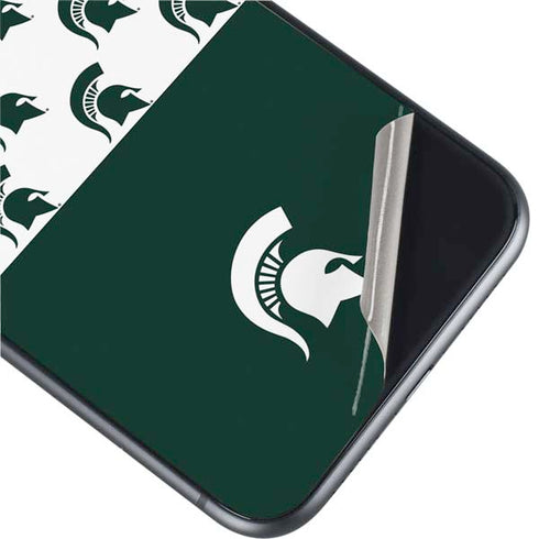 Michigan State University Spartans MSU Split iPhone 11 Skin