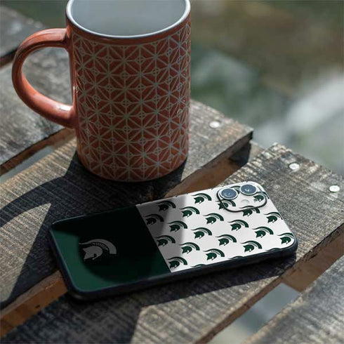 Michigan State University Spartans MSU Split iPhone 11 Skin