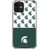 Michigan State University Spartans MSU Split iPhone 12 Clear Case