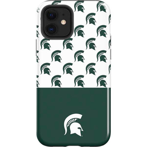 Michigan State University Spartans MSU Split iPhone 12 Impact Case