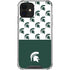 Michigan State University Spartans MSU Split iPhone 12 Mini Clear Case