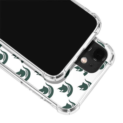 Michigan State University Spartans MSU Split iPhone 12 Mini Clear Case