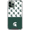 Michigan State University Spartans MSU Split iPhone 12 Pro Clear Case