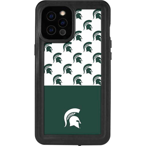 Michigan State University Spartans MSU Split iPhone 12 Pro Max Waterproof Case