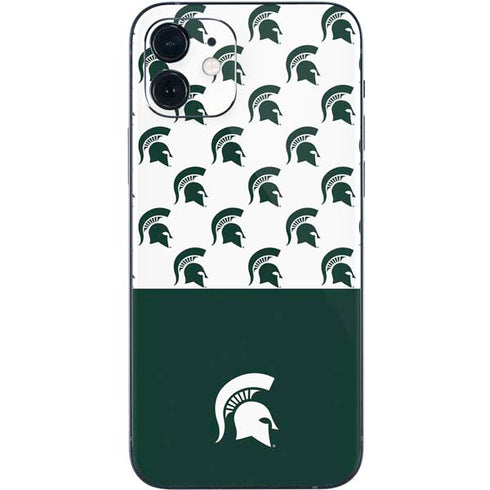 Michigan State University Spartans MSU Split iPhone 12 Skin