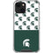 Michigan State University Spartans MSU Split iPhone 13 Clear Case
