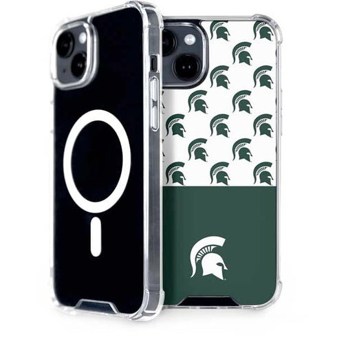 Michigan State University Spartans MSU Split iPhone 13 MagSafe Case