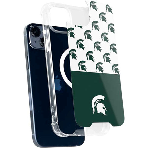 Michigan State University Spartans MSU Split iPhone 13 MagSafe Case