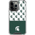 Michigan State University Spartans MSU Split iPhone 13 Pro Clear Case