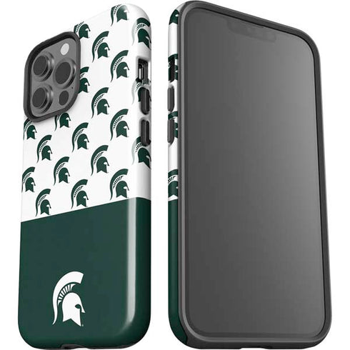 Michigan State University Spartans MSU Split iPhone 13 Pro Max Impact Case