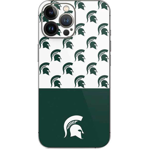 Michigan State University Spartans MSU Split iPhone 13 Pro Max Skin