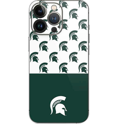 Michigan State University Spartans MSU Split iPhone 13 Pro Skin