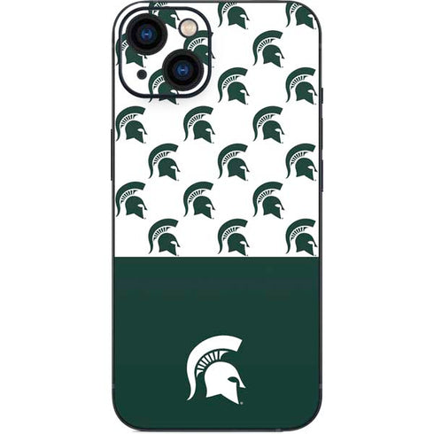 Michigan State University Spartans MSU Split iPhone 13 Skin