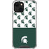 Michigan State University Spartans MSU Split iPhone 14 Clear Case