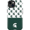 Michigan State University Spartans MSU Split iPhone 15 Plus Impact Case