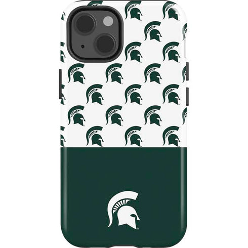 Michigan State University Spartans MSU Split iPhone 15 Impact Case