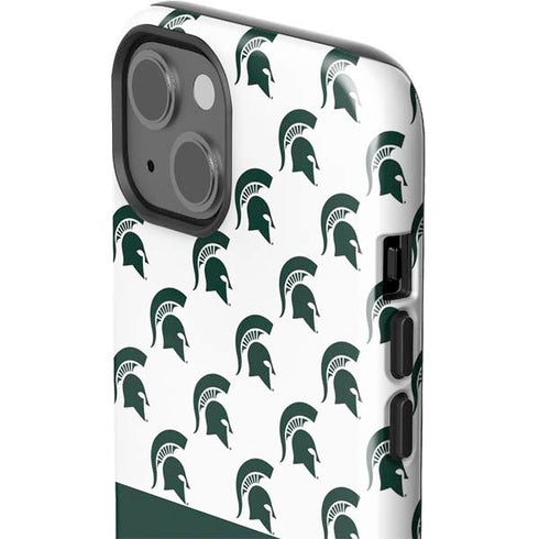 Michigan State University Spartans MSU Split iPhone 15 Impact Case
