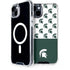 Michigan State University Spartans MSU Split iPhone 15 Plus MagSafe Case