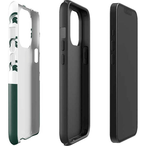 Michigan State University Spartans MSU Split iPhone 15 Pro Impact Case