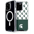 Michigan State University Spartans MSU Split iPhone 14 Pro MagSafe Case
