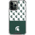 Michigan State University Spartans MSU Split iPhone 14 Pro Max Clear Case