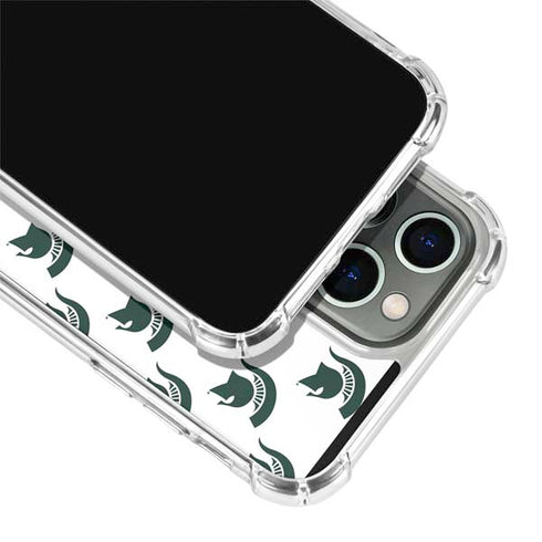 Michigan State University Spartans MSU Split iPhone 15 Pro Max Clear Case