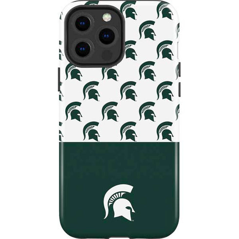 Michigan State University Spartans MSU Split iPhone 15 Pro Max Impact Case