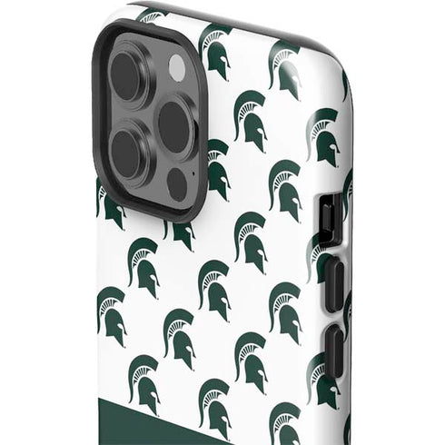 Michigan State University Spartans MSU Split iPhone 14 Pro Max Impact Case