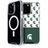 Michigan State University Spartans MSU Split iPhone 15 Pro Max MagSafe Case