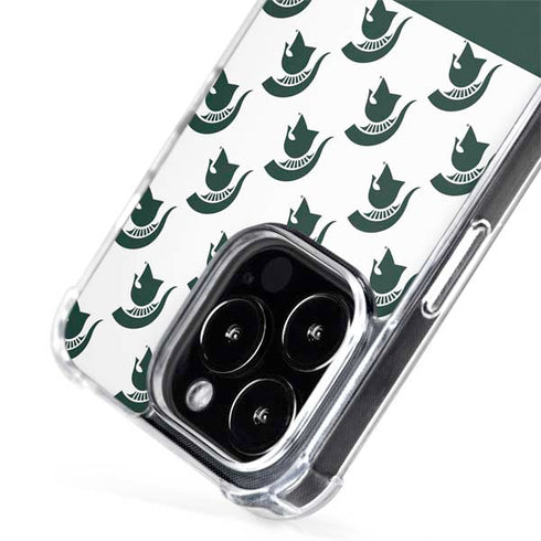 Michigan State University Spartans MSU Split iPhone 14 Pro Max MagSafe Case