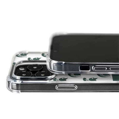 Michigan State University Spartans MSU Split iPhone 15 Pro Max MagSafe Case