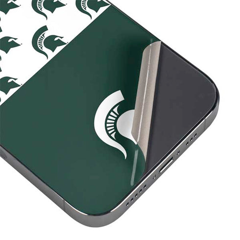 Michigan State University Spartans MSU Split iPhone 14 Pro Max Skin
