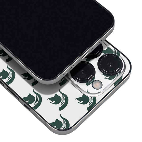 Michigan State University Spartans MSU Split iPhone 15 Pro Skin