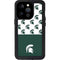 Michigan State University Spartans MSU Split iPhone 14 Pro Waterproof Case