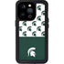 Michigan State University Spartans MSU Split iPhone 14 Pro Waterproof Case