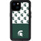 Michigan State University Spartans MSU Split iPhone 15 Plus Waterproof Case