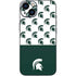 Michigan State University Spartans MSU Split iPhone 15 Skin