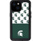 Michigan State University Spartans MSU Split iPhone 15 Waterproof Case