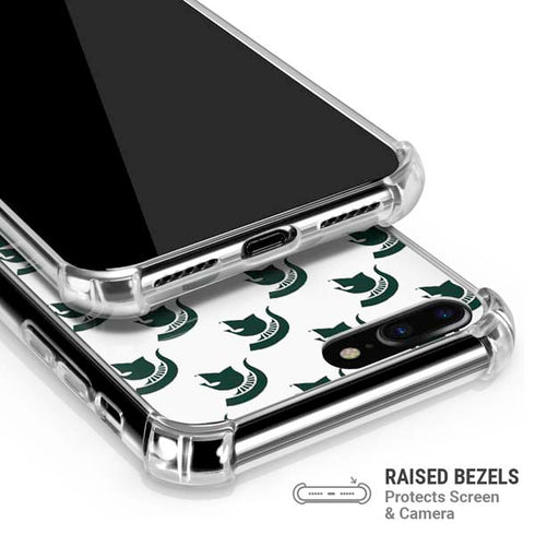 Michigan State University Spartans MSU Split iPhone 7/8 Plus Clear Case