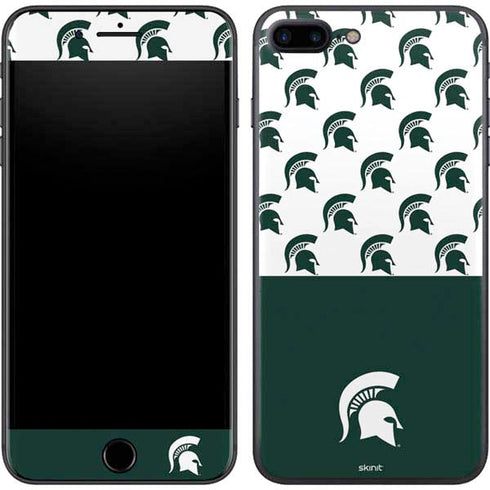 Michigan State University Spartans MSU Split iPhone 8 Plus Skin