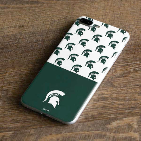 Michigan State University Spartans MSU Split iPhone 8 Plus Skin