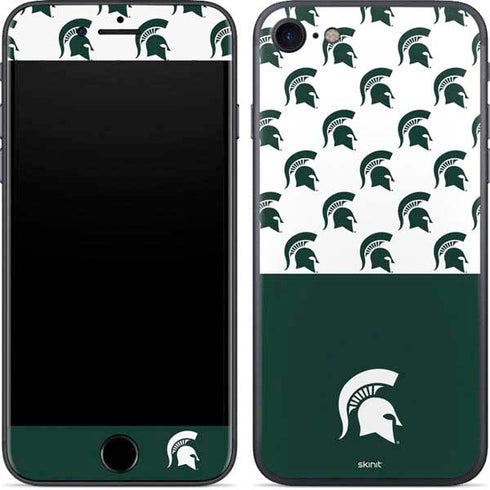 Michigan State University Spartans MSU Split iPhone 8 Skin
