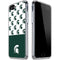 Michigan State University Spartans MSU Split iPhone SE (2nd & 3rd Gen) Clear Case