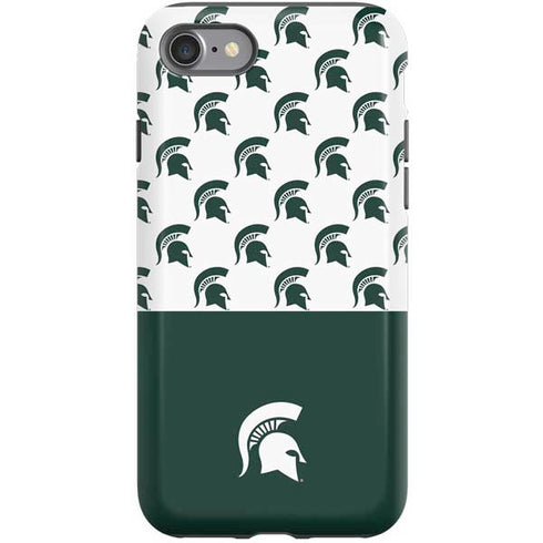 Michigan State University Spartans MSU Split iPhone SE (2nd & 3rd Gen) Pro Case
