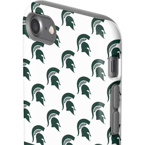 Michigan State University Spartans MSU Split iPhone SE (2nd & 3rd Gen) Pro Case