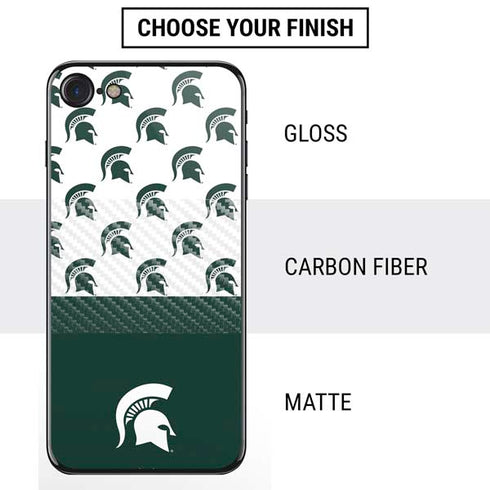 Michigan State University Spartans MSU Split iPhone SE (2nd & 3rd Gen) Skin
