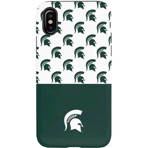 Michigan State University Spartans MSU Split iPhone X Pro Case