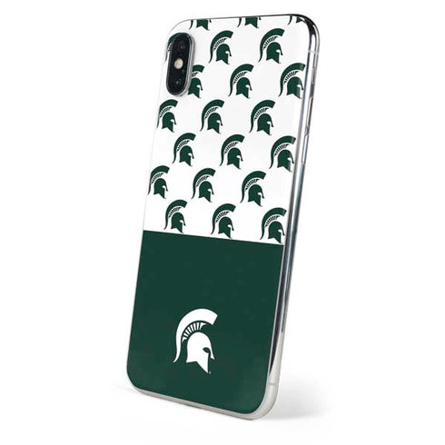 Michigan State University Spartans MSU Split iPhone X Skin