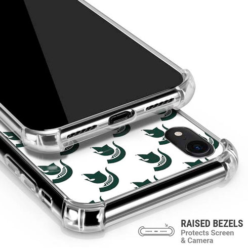 Michigan State University Spartans MSU Split iPhone XR Clear Case
